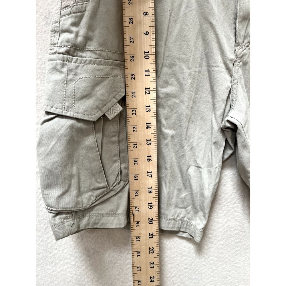 Men’s Billabong Tan Khaki Chino Cargo Pocket Shorts, SIZE 34 Baggy Surf Board - Picture 3 of 10